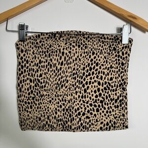 Brandy Melville Leopard Print Tube Top
